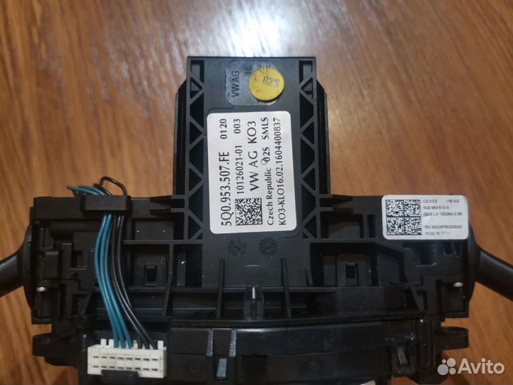 Шлейф подрулевой skoda octavia а7