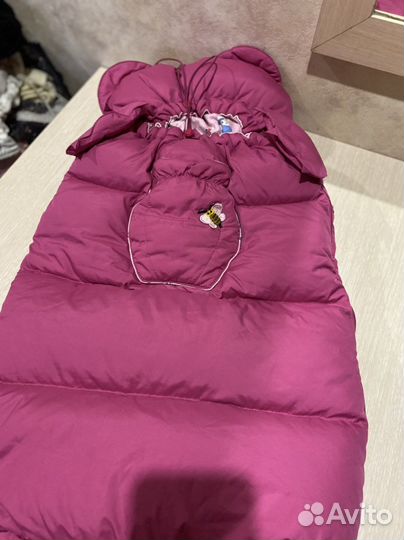 Конверт в коляску пух перо