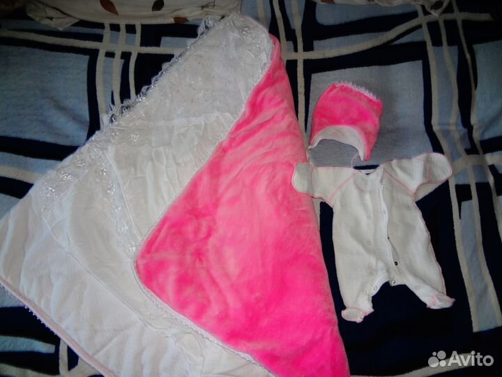 Зимний конверт на выписку