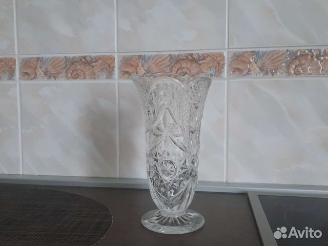 Хрустальная ваза для цветов