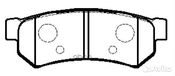 Старый номер CKG-52) Колодки тормозные GK0297 CTR