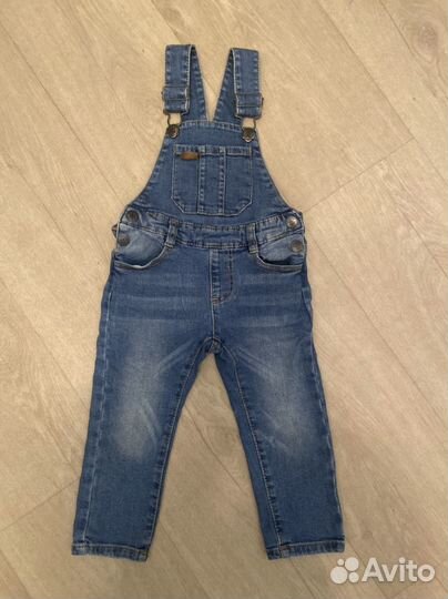 Джинсовый комбинезон для девочки 92