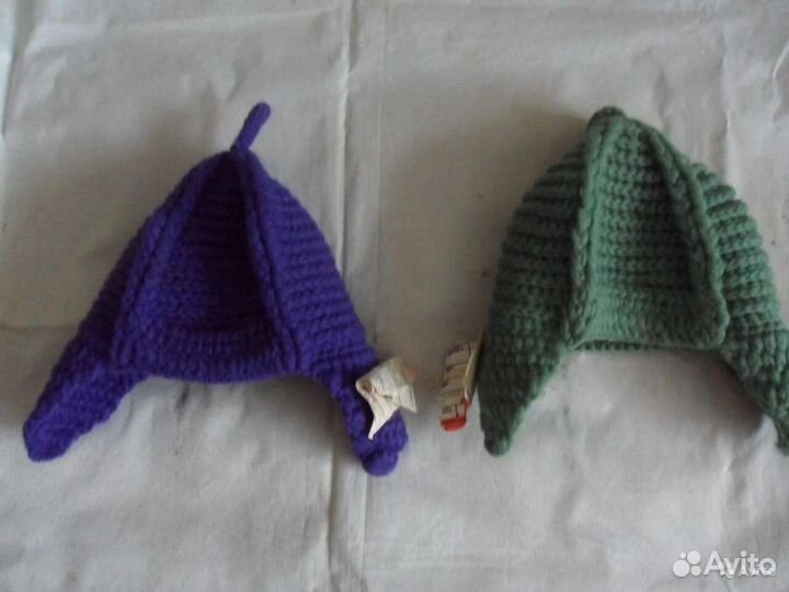 Шапка ушанка новая из СССР + Шапка ушанка 