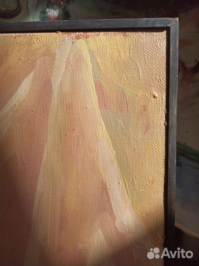 Картина маслом натюрморт на деревянном подрамнике