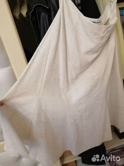 Юбка лен. 56р