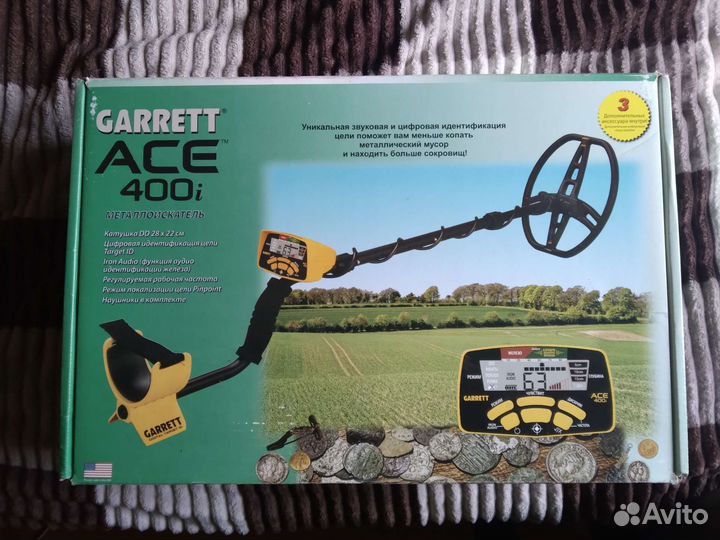 Металлоискатель garrett ace 400i