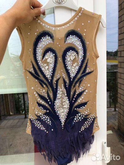 Купальник для художественной гимнастике 128