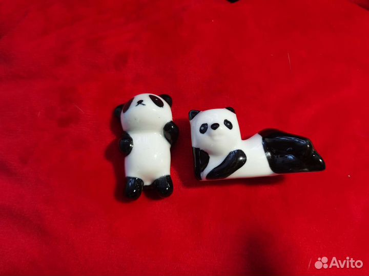 Мишка панда. Керамическая статуэтка