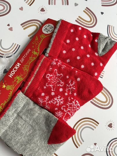 Новый набор детских новогодних носков pelican