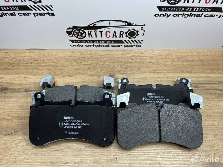 Колодки тормозные передние delphi, LP3540