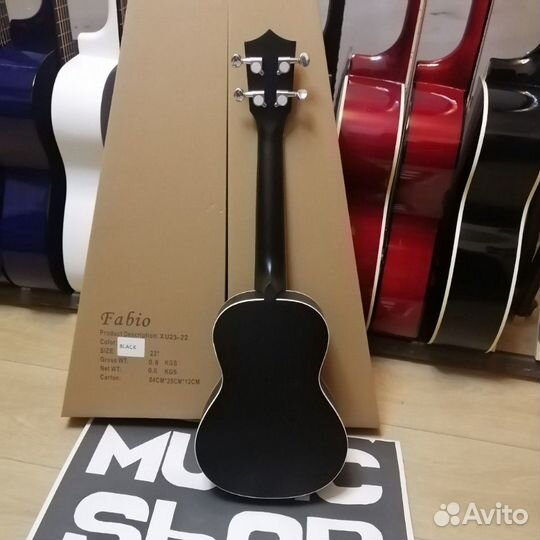 Укулеле новая концерт красное дерево