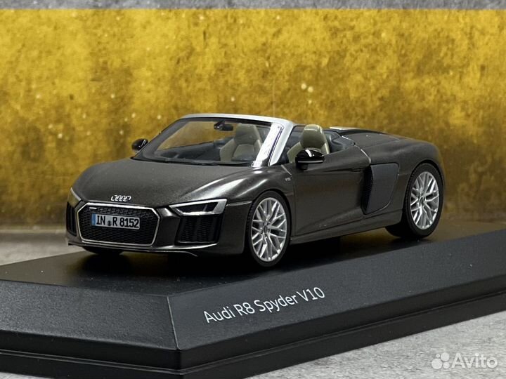 Модель audi r8 1/43 herpa