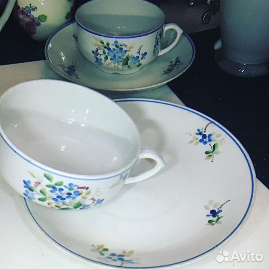 Чайная пара Незабудки