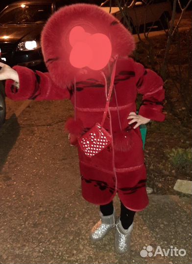 Шуба для девочки 116-134 см