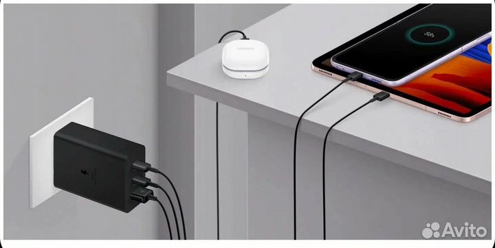 Samsung EP-T6530nbegeu EP-T6530 65W 3-Port USB-Cx2