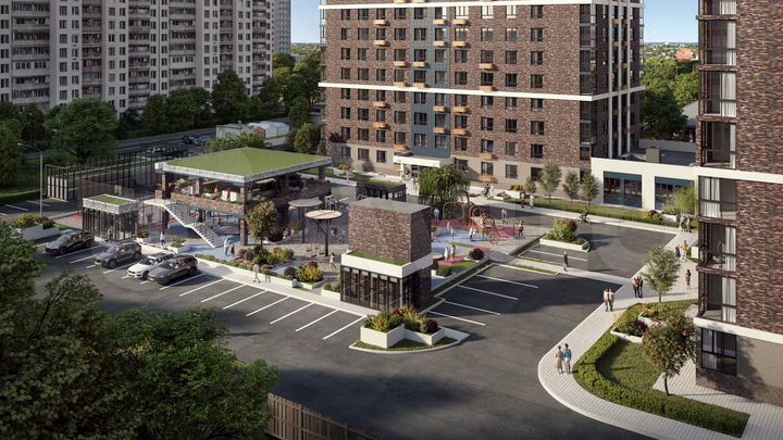 3-к. квартира, 96,4 м², 2/25 эт.