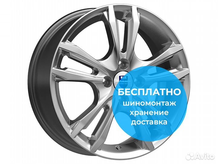 R16 4x100 6J ET49 D54,1 Rapid Samara (кс866) сильв