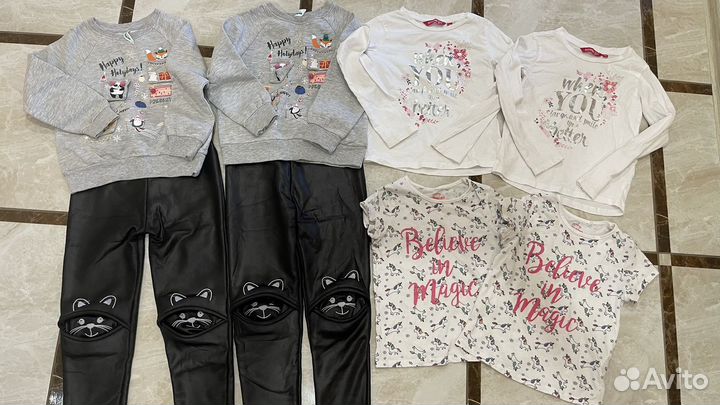 Вещи для двойни 110 р