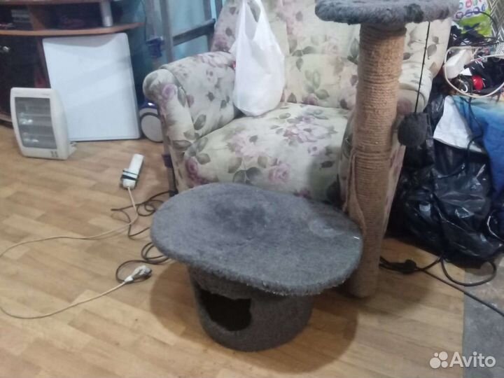 Когтеточка домик для кошки