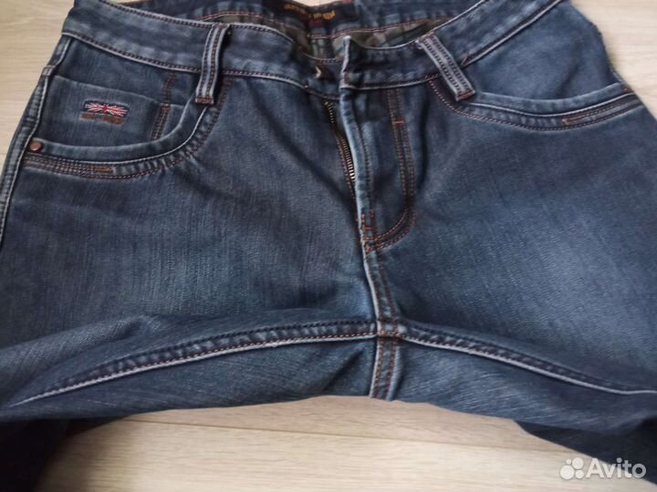 Джинсы утепленные