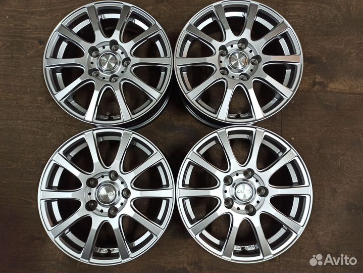 Диски 15 5х114,3 ET43 графит из Японии