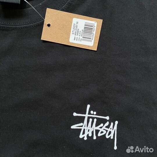 Футболка Stussy basic черная (оригинал) М