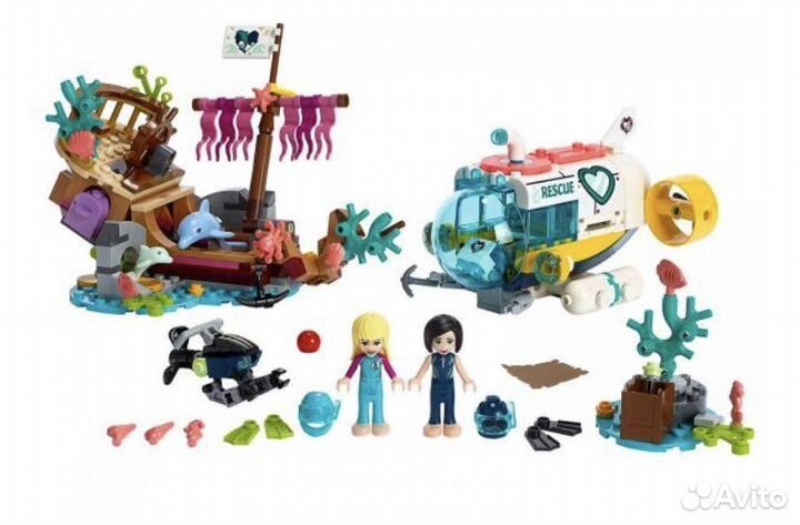 Конструктор Lari «Спасение дельфинов» Lego Friends