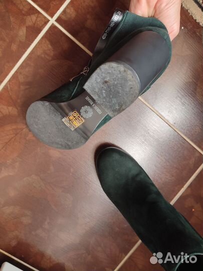 Ботильоны 38 натуральная замша