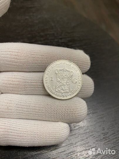1 гульден 1931 Нидерланды