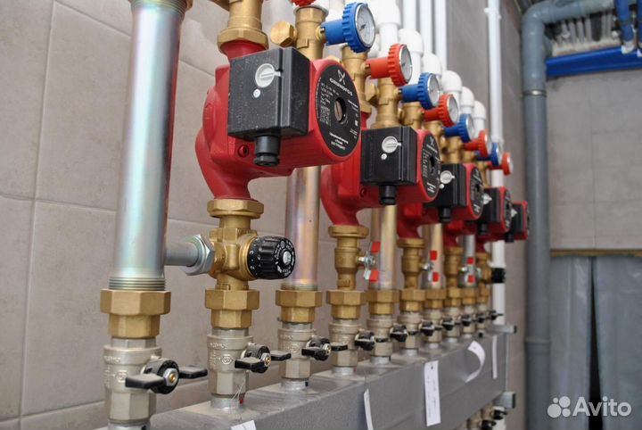 Отопление под ключ, отопление в дом, водоснабжение