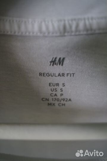 Новая мужская футболка H&M