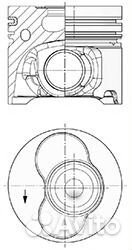 Kolbenschmidt 41091600 Поршень комплект VAG touare