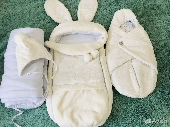 Конверт на выписку для девочки зима