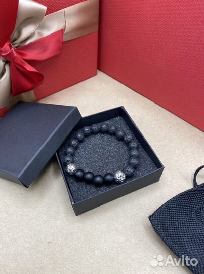 Мужской браслет на резинке