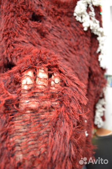 Рваный свитер y2k ручной работы