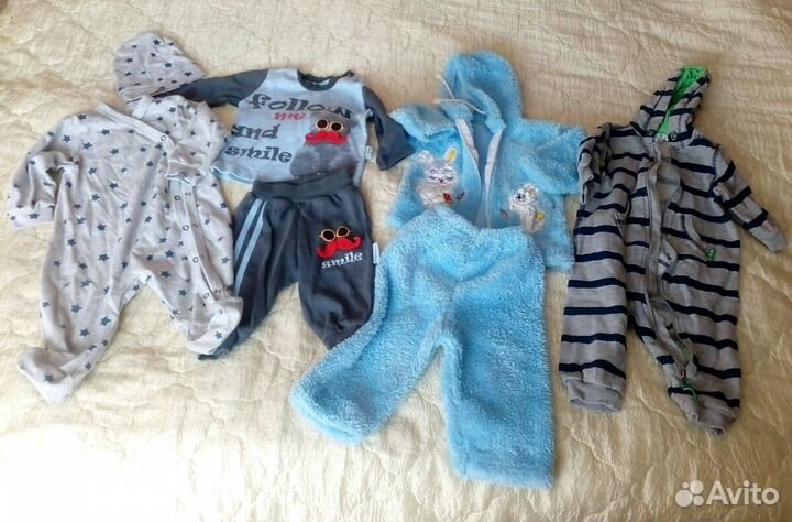Пакет вещей для мальчика на 3-6 мес