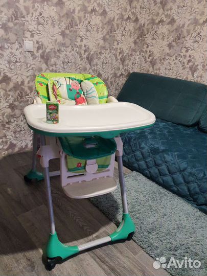 Стульчик для кормления chicco polly