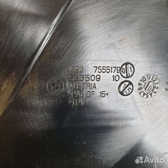 Блок управления двигателем 1290 7555179 BMW 5 F10/F11/GTF07 4.4 Бензин