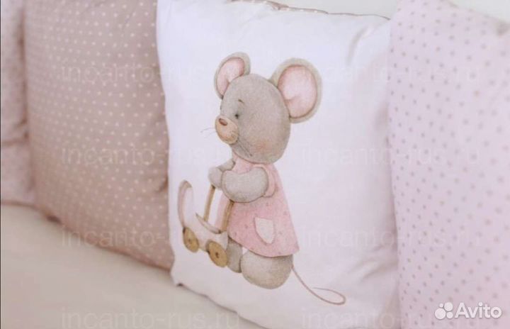 Бортики в кроватку