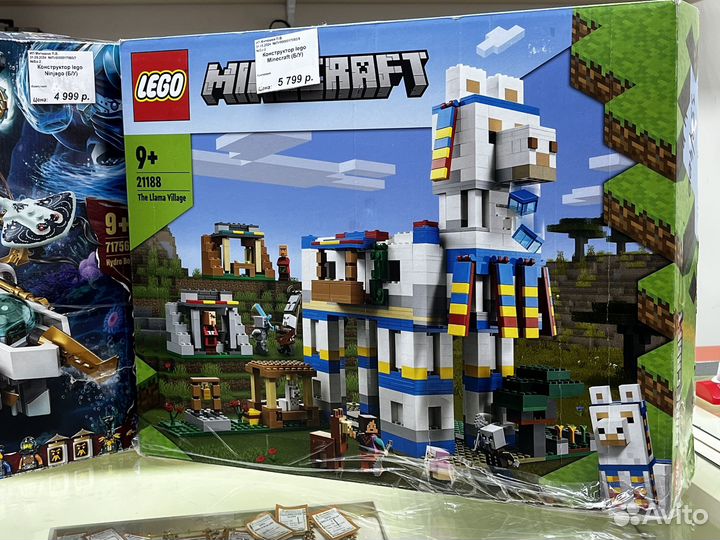 Lego наборы ниндзяго и майнкрафт