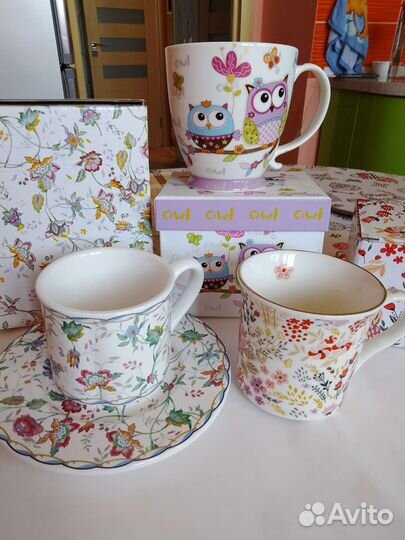 Чашка с блюдцем