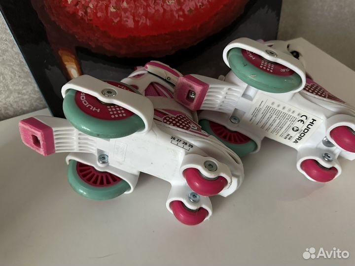 Роликовые коньки детские раздвижные