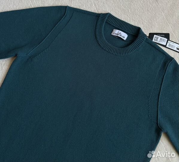XL.Свитер Stone Island 'Dark Turquoise’.Оригинал