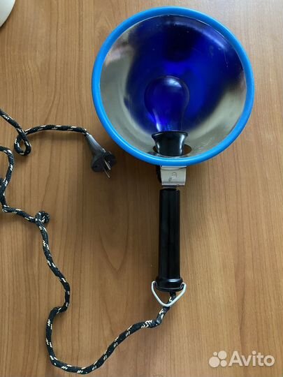 Синяя лампа для прогревания