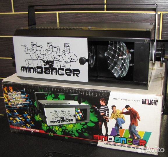 Светомузыка Minidancer House IML Полицвет Gobo Mic