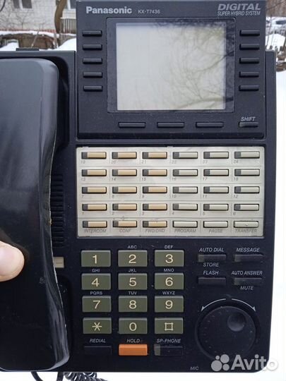 Cистемный телефон panasonic kx-t7436