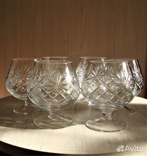 Фужеры под бренди и коньяк