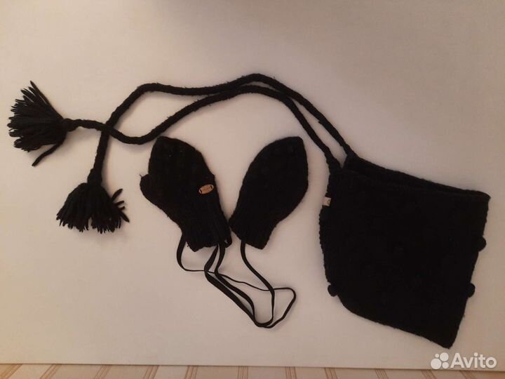 Шапка, рукавицы ручной работы carters пакетом