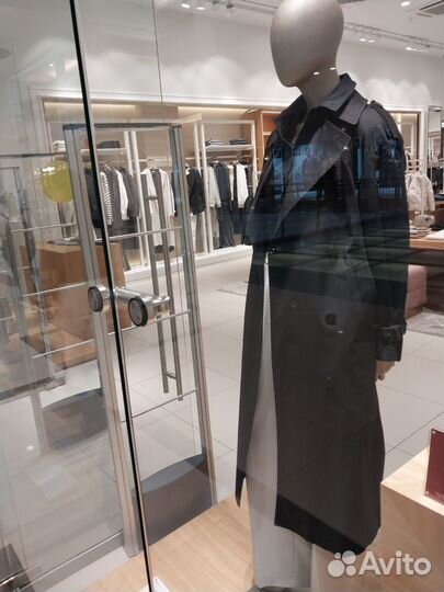 Темно-синий плащ / Пальто весенне-осеннее