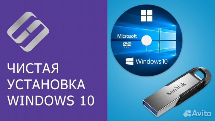Установка windows 7, 10. Настройка компьютера